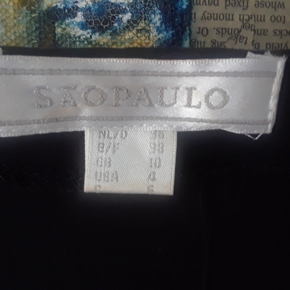 Black designer dress - Picture 2 of 2